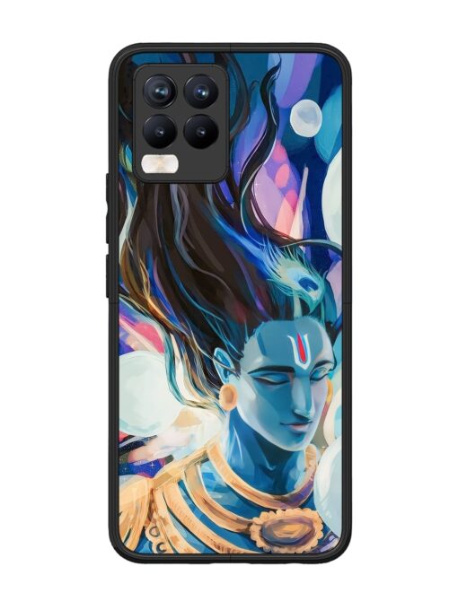 Bhagwan Sri Krishna Glossy Metal Phone Cover for Realme 8 Pro