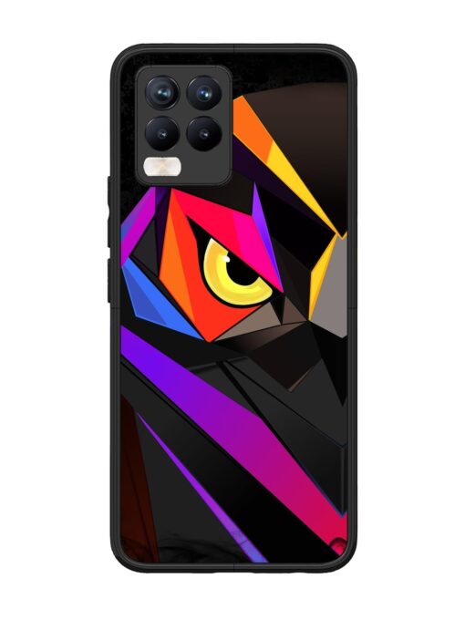 Wpap Owl Glossy Metal Phone Cover for Realme 8 Pro