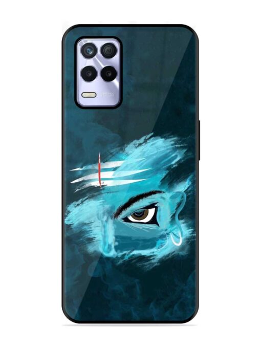 Lord Shiva Glossy Metal Phone Cover for Realme 8S (5G) Zapvi