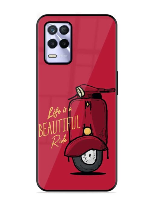 Life Is Beautiful Rides Glossy Metal Phone Cover for Realme 8S (5G) Zapvi