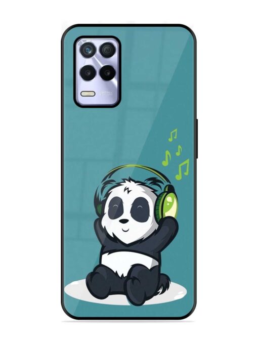 Music Panda Glossy Metal Phone Cover for Realme 8S (5G) Zapvi