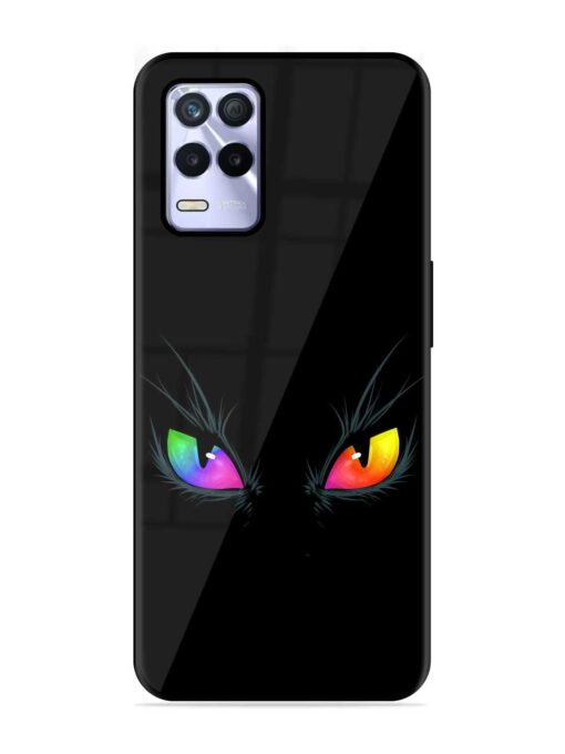 Cat Eyes Glossy Metal Phone Cover for Realme 8S (5G)