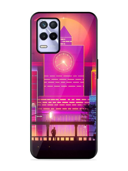 Clock Tower Glossy Metal TPU Phone Cover for Realme 8S (5G)