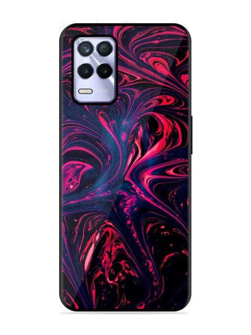 Abstract Background Glossy Metal Phone Cover for Realme 8S (5G) Zapvi