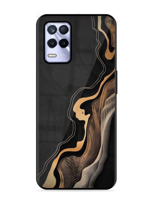 Abstract Art Glossy Metal TPU Phone Cover for Realme 8S (5G) Zapvi