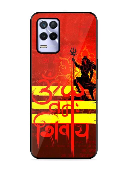 Illustration Lord Shiva Glossy Metal TPU Phone Cover for Realme 8S (5G) Zapvi