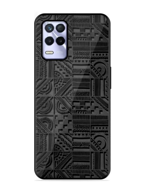 Seamless Pattern Glossy Metal Phone Cover for Realme 8S (5G) Zapvi