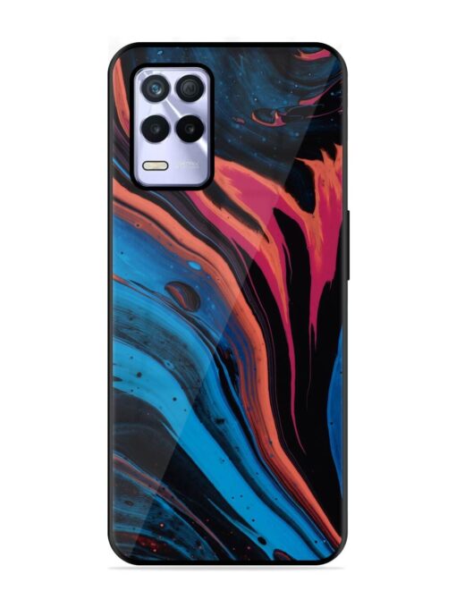 Liquefied Art Glossy Metal TPU Phone Cover for Realme 8S (5G)