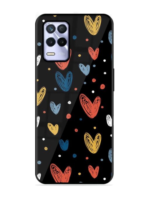 Happy Valentines Day Glossy Metal TPU Phone Cover for Realme 8S (5G) Zapvi