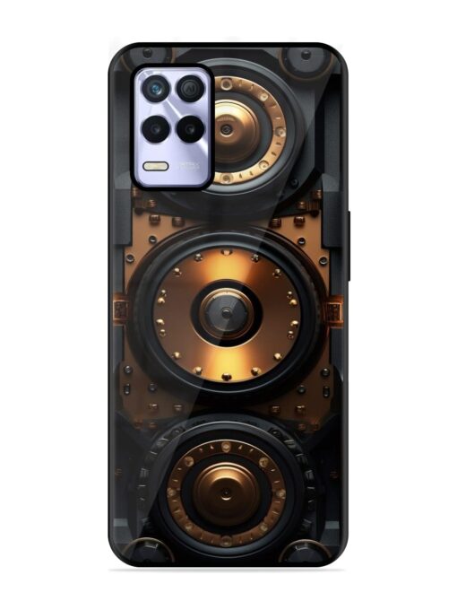 Sound Box Glossy Metal Phone Cover for Realme 8S (5G)