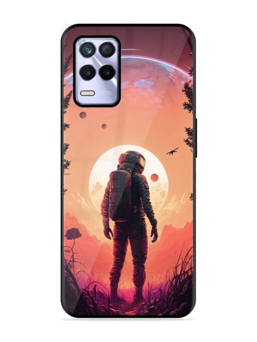 Red Sky At Morning Glossy Metal Phone Cover for Realme 8S (5G) Zapvi