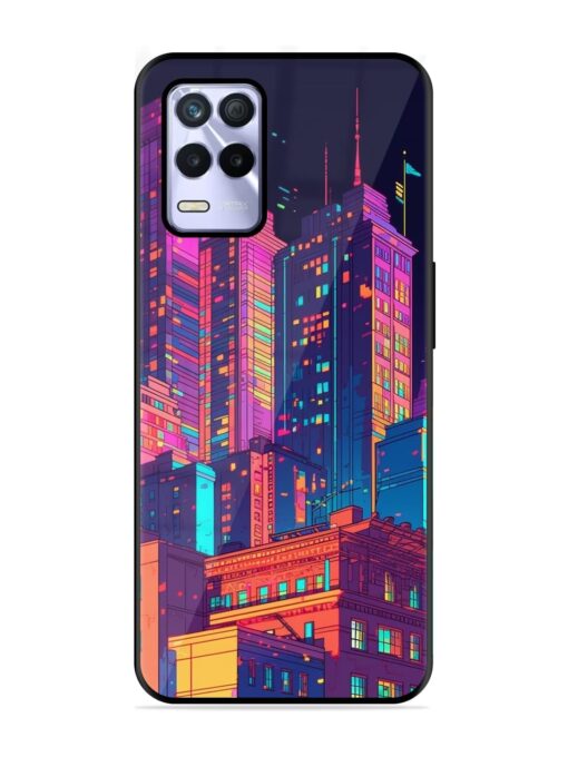 City View Glossy Metal Phone Cover for Realme 8S (5G) Zapvi