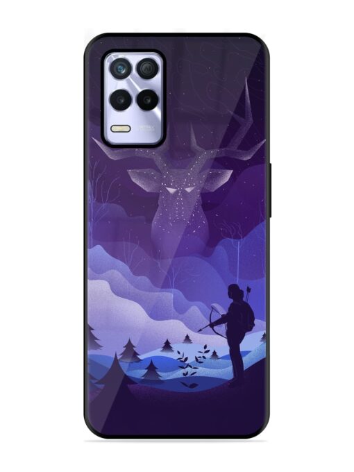 Deer Forest River Glossy Metal Phone Cover for Realme 8S (5G) Zapvi