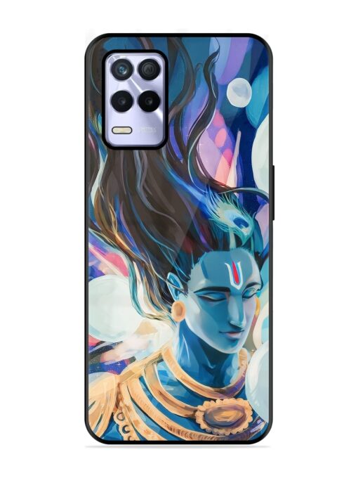 Bhagwan Sri Krishna Glossy Metal Phone Cover for Realme 8S (5G)