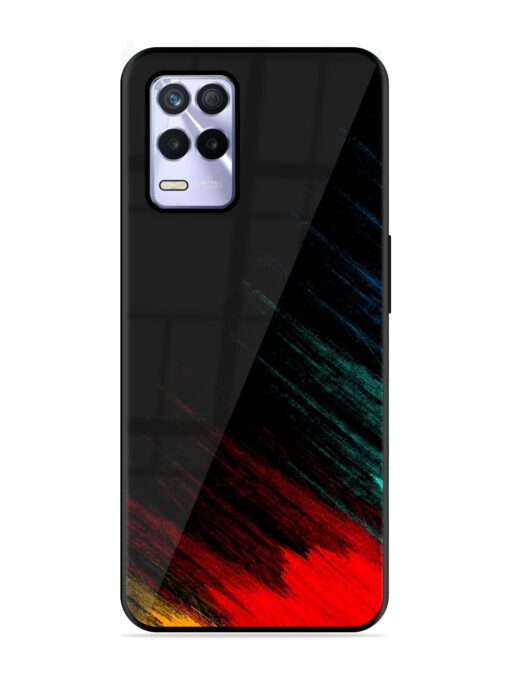 Color Pattern Glossy Metal Phone Cover for Realme 8S (5G)