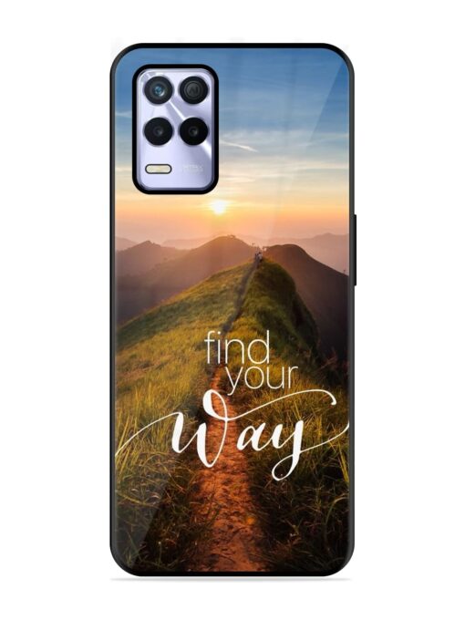 Find Your Way Glossy Metal Phone Cover for Realme 8S (5G) Zapvi