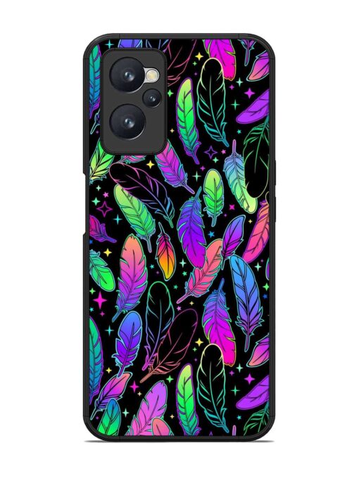 Bright Multi Colored Seamless Glossy Metal Phone Cover for Realme 9I (4G)