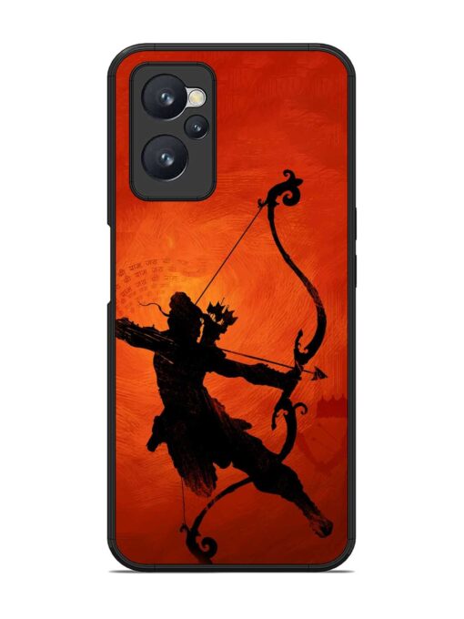 Illustration Lord Rama Glossy Metal Phone Cover for Realme 9I (4G)