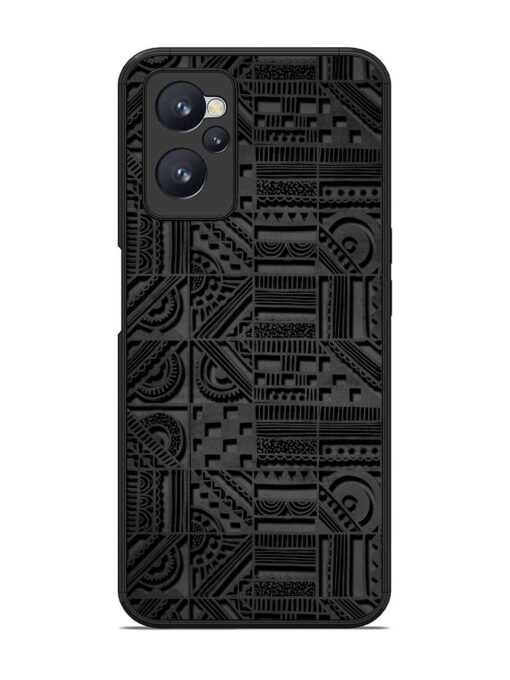 Seamless Pattern Glossy Metal Phone Cover for Realme 9I (4G)