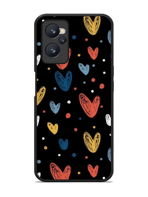 Happy Valentines Day Glossy Metal TPU Phone Cover for Realme 9I (4G) Zapvi