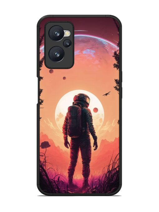 Red Sky At Morning Glossy Metal Phone Cover for Realme 9I (4G) Zapvi