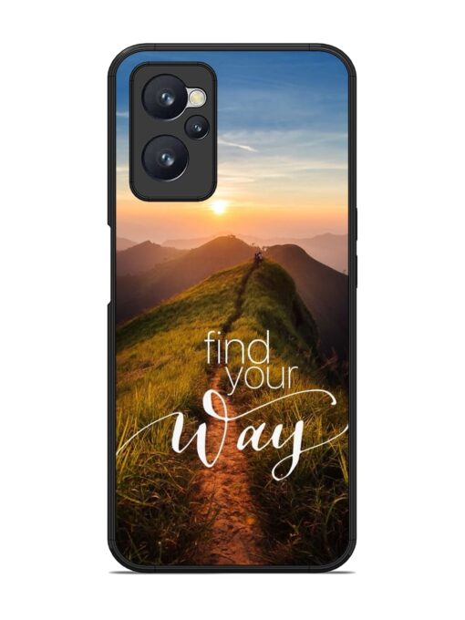 Find Your Way Glossy Metal Phone Cover for Realme 9I (4G)