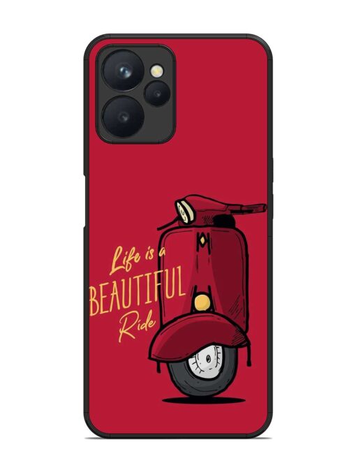 Life Is Beautiful Rides Glossy Metal Phone Cover for Realme 9I (5G)