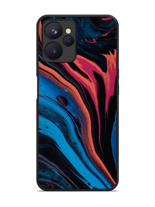 Liquefied Art Glossy Metal TPU Phone Cover for Realme 9I (5G)