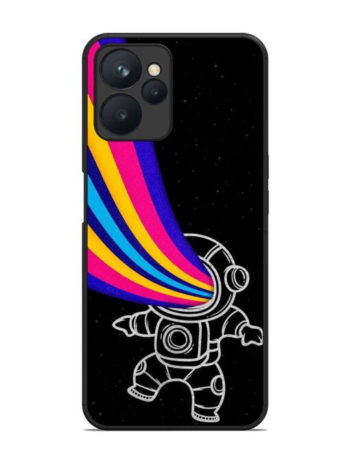 Astronaut Glossy Metal TPU Phone Cover for Realme 9I (5G) Zapvi