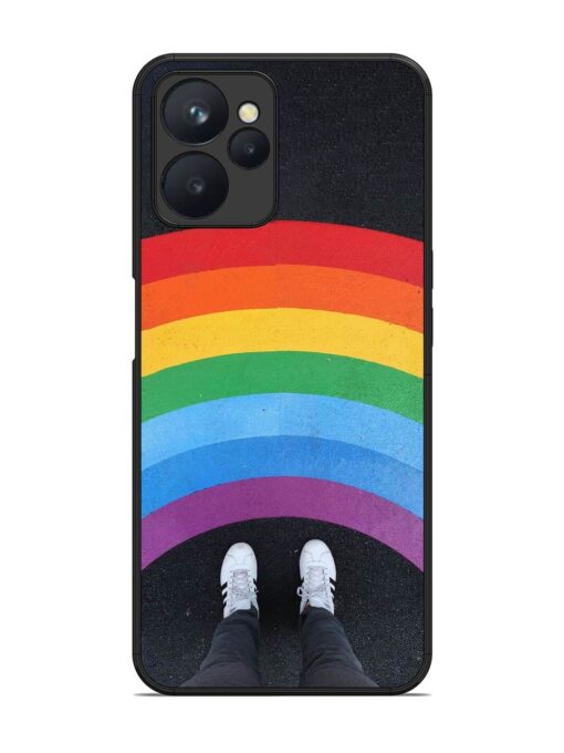 Legs Rainbow Glossy Metal TPU Phone Cover for Realme 9I (5G)