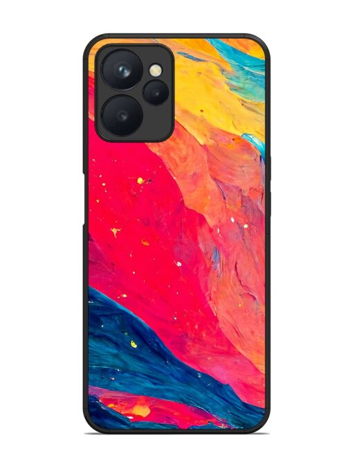 Starry Night Glossy Metal Phone Cover for Realme 9I (5G)