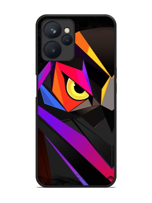 Wpap Owl Glossy Metal Phone Cover for Realme 9I (5G)