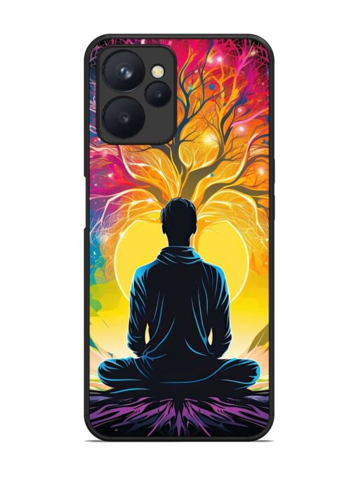 Mind Colourful Glossy Metal Phone Cover for Realme 9I (5G)