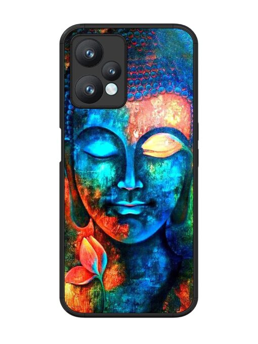 Buddha Painting Glossy Metal Phone Cover for Realme 9 Pro (5G) Zapvi