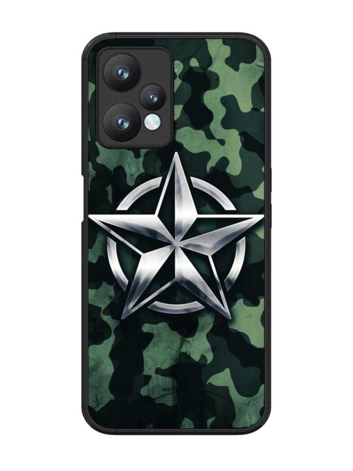 Indian Army Star Design Glossy Metal Phone Cover for Realme 9 Pro (5G) Zapvi