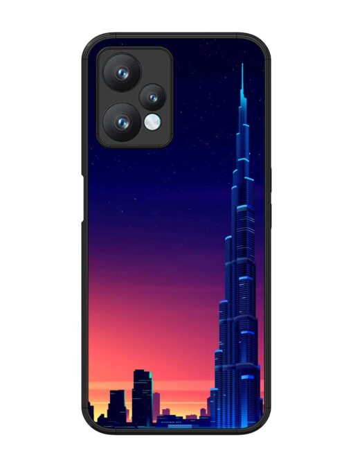 Burj Khalifa Abstract Glossy Metal Phone Cover for Realme 9 Pro (5G) Zapvi