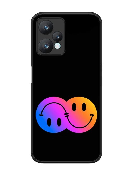 Gradient Smile Art Glossy Metal TPU Phone Cover for Realme 9 Pro (5G) Zapvi