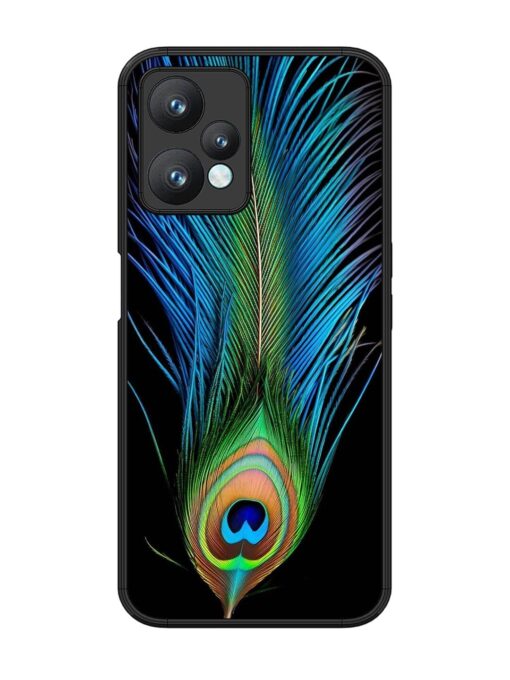 Peacock Feather Glossy Metal TPU Phone Cover for Realme 9 Pro (5G) Zapvi