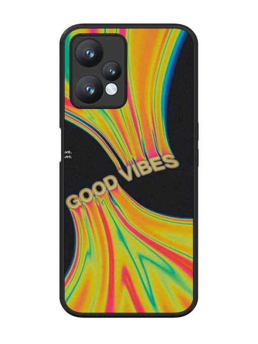 Good Vibes Glossy Metal Phone Cover for Realme 9 Pro (5G) Zapvi