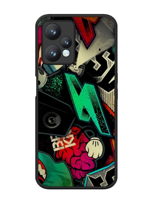 Graffiti Art Glossy Metal Phone Cover for Realme 9 Pro (5G) Zapvi