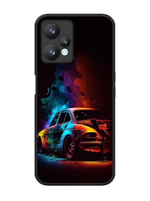 High Classic Car Art Glossy Metal Phone Cover for Realme 9 Pro (5G)