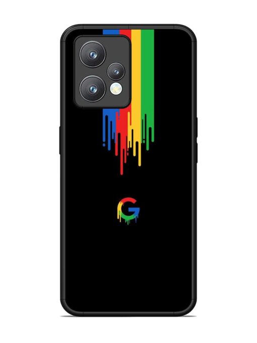 Google Logo Glossy Metal Phone Cover for Realme 9 Pro Plus (5G)