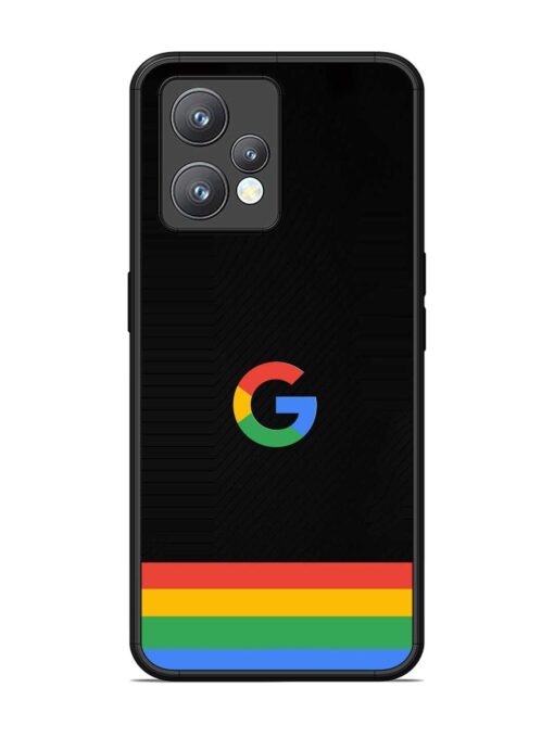 Google Logo Art Glossy Metal Phone Cover for Realme 9 Pro Plus (5G)