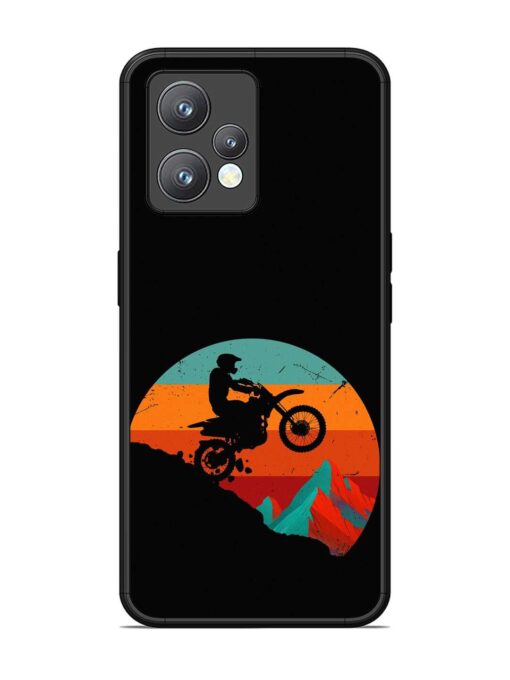 Mountain Bike Glossy Metal Phone Cover for Realme 9 Pro Plus (5G)