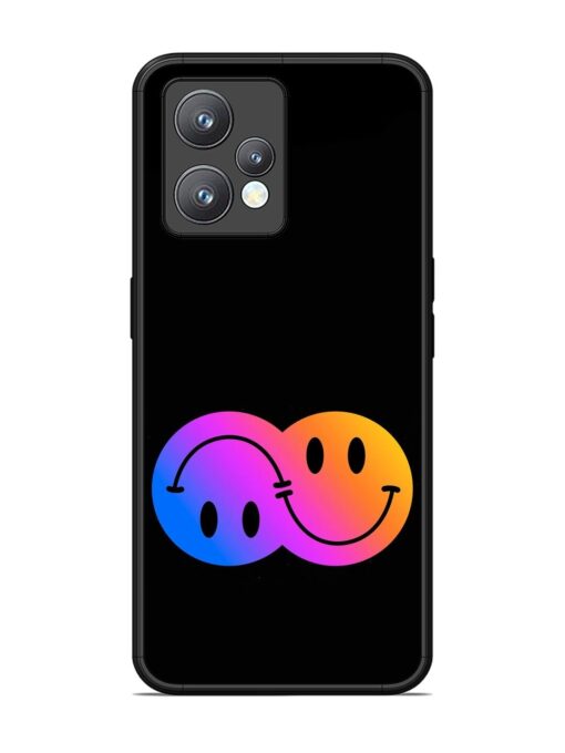 Gradient Smile Art Glossy Metal TPU Phone Cover for Realme 9 Pro Plus (5G)