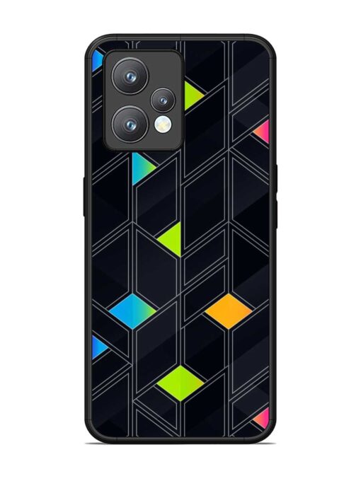 Abstract Mosaic Seamless Glossy Metal Phone Cover for Realme 9 Pro Plus (5G)