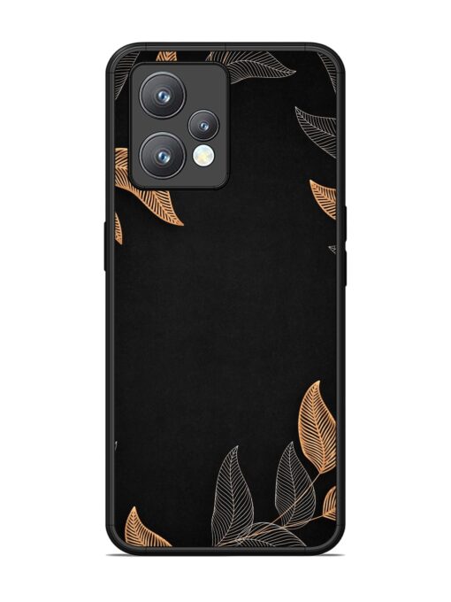 Foliage Art Glossy Metal Phone Cover for Realme 9 Pro Plus (5G)