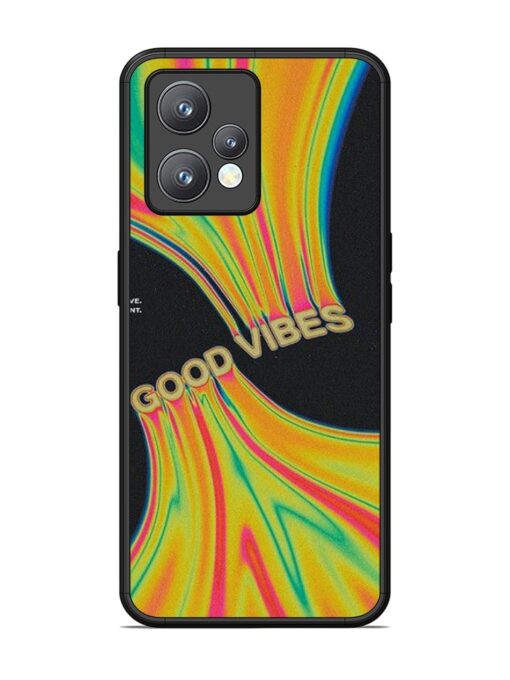 Good Vibes Glossy Metal Phone Cover for Realme 9 Pro Plus (5G)