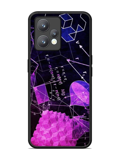 Math Physics Formula Art Glossy Metal Phone Cover for Realme 9 Pro Plus (5G)