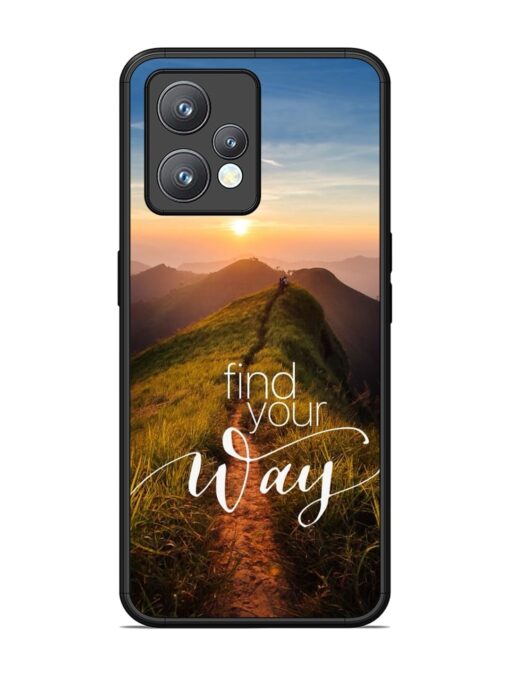 Find Your Way Glossy Metal Phone Cover for Realme 9 Pro Plus (5G)